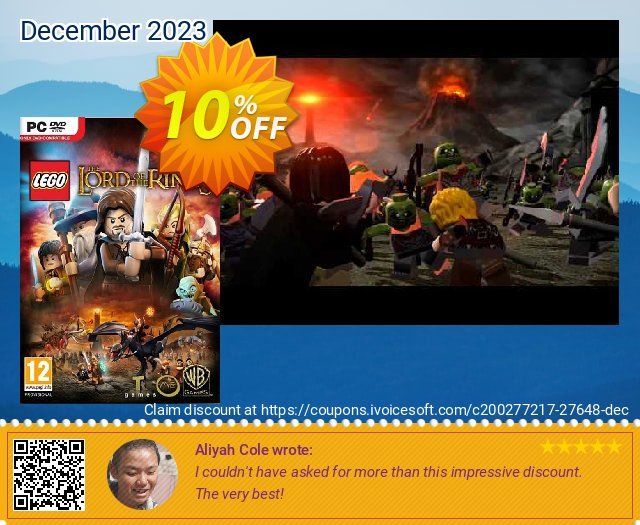 LEGO Lord of the Rings (PC) geniale Preisnachlässe Bildschirmfoto