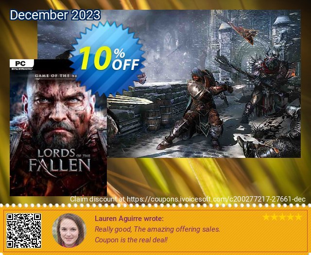 Lords of the Fallen Game of the Year Edition PC 令人恐惧的 产品销售 软件截图
