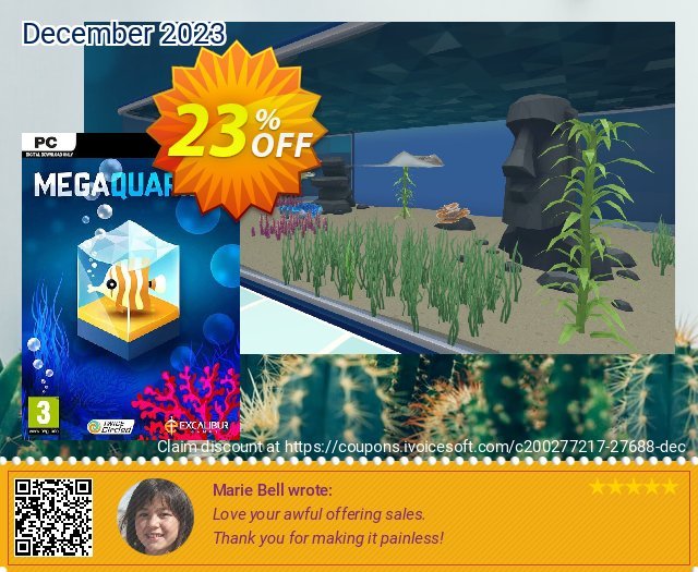 Megaquarium PC Sonderangebote Verkaufsförderung Bildschirmfoto