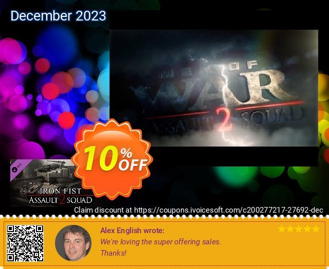 Men of War Assault Squad 2 Iron Fist PC 了不起的 销售折让 软件截图