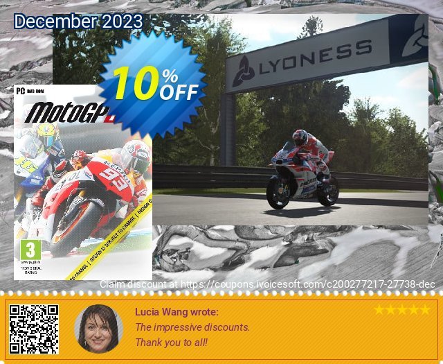 MotoGP 17 PC discount 10% OFF, 2024 Resurrection Sunday offering sales. MotoGP 17 PC Deal