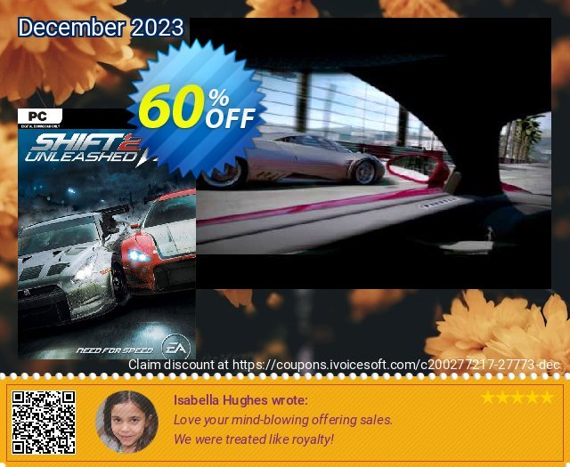 Need for Speed Shift 2 - Unleashed PC 美妙的 折扣码 软件截图