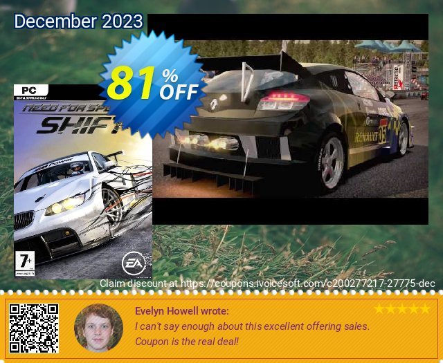 Need for Speed: Shift PC eksklusif kupon Screenshot