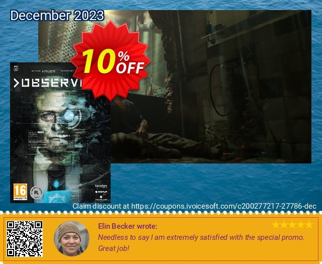 Observer PC discount 10% OFF, 2024 Working Day deals. Observer PC Deal