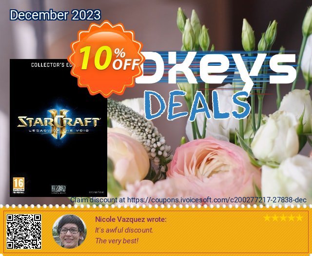 Starcraft 2: Legacy Of The Void Collector's Edition PC/Mac 了不起的 销售折让 软件截图