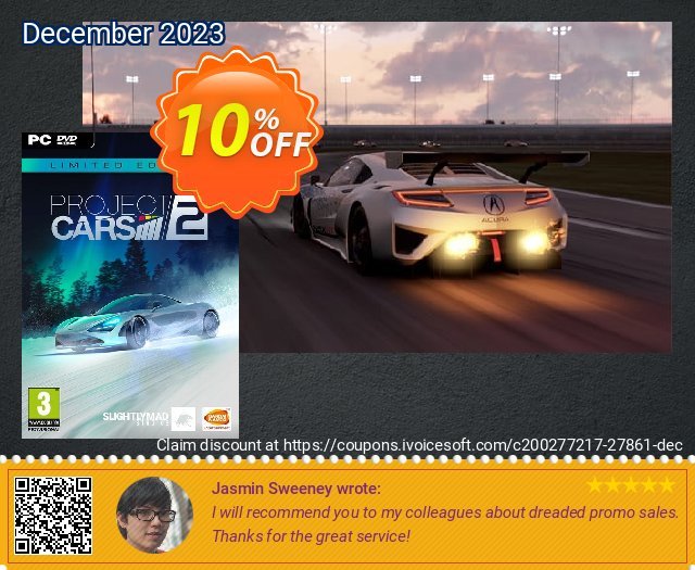 Project Cars 2 Limited Edition PC umwerfende Preisnachlass Bildschirmfoto