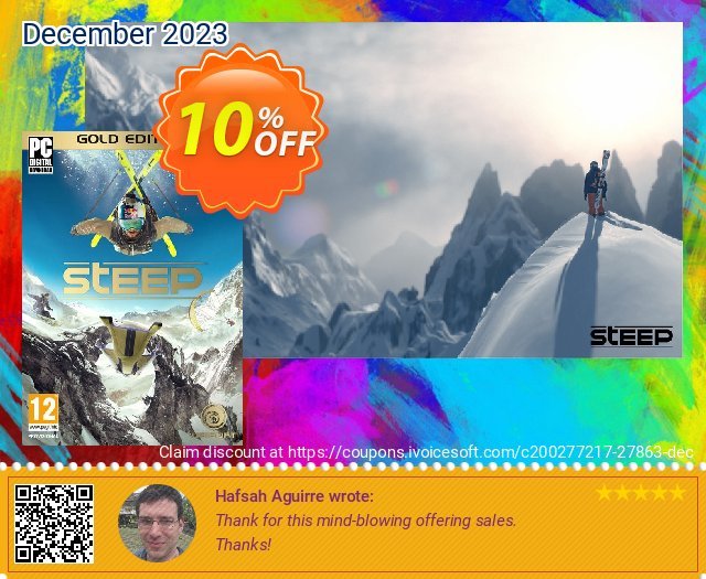 Steep Gold Edition PC (US) discount 10% OFF, 2024 Resurrection Sunday deals. Steep Gold Edition PC (US) Deal