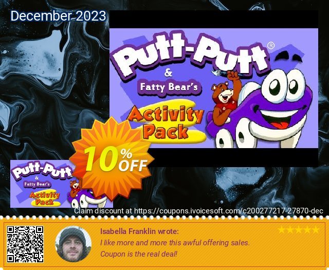 PuttPutt and Fatty Bear's Activity Pack PC uneingeschränkt Promotionsangebot Bildschirmfoto