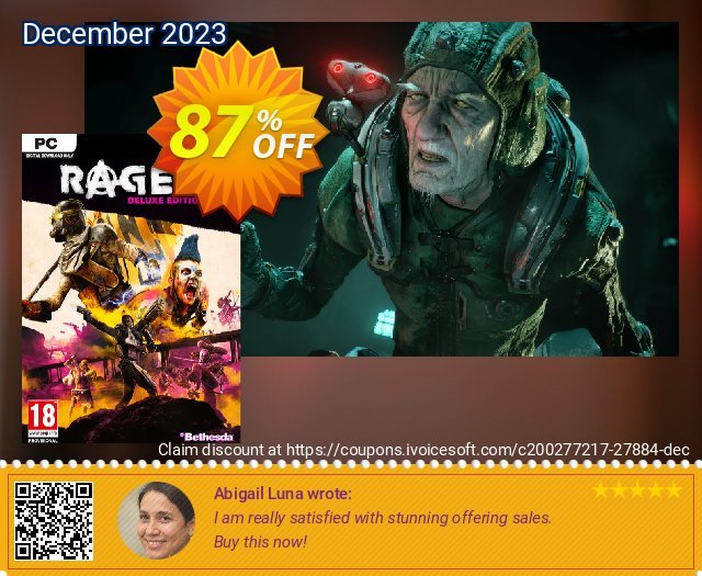 Rage 2 Deluxe Edition PC + DLC discount 87% OFF, 2024 World Backup Day offer. Rage 2 Deluxe Edition PC + DLC Deal