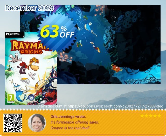 Rayman Origins PC 壮丽的 产品销售 软件截图