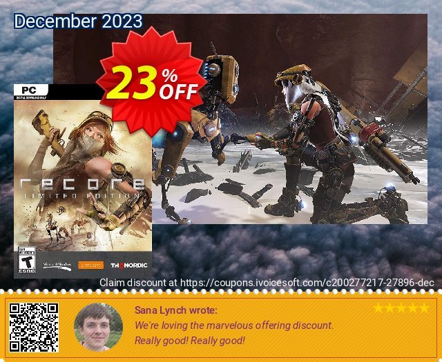 ReCore: Limited Edition PC discount 23% OFF, 2024 April Fools' Day offering sales. ReCore: Limited Edition PC Deal