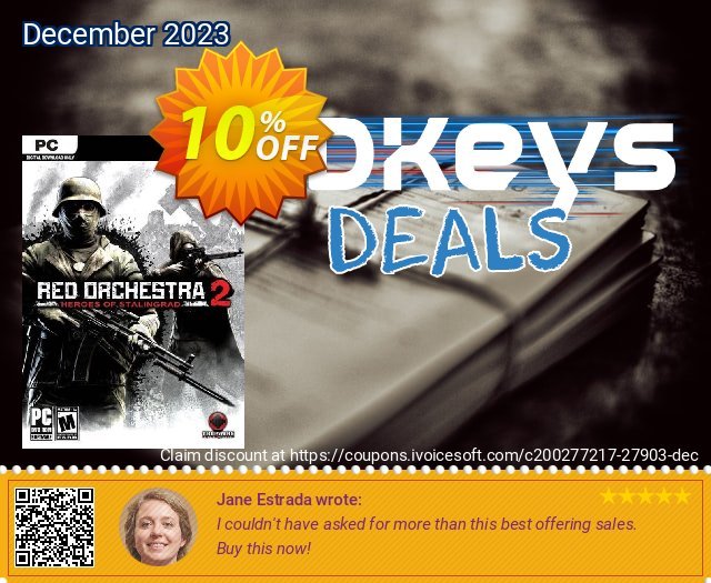 Red Orchestra 2 Heroes of Stalingrad with Rising Storm PC discount 10% OFF, 2024 April Fools' Day offer. Red Orchestra 2 Heroes of Stalingrad with Rising Storm PC Deal