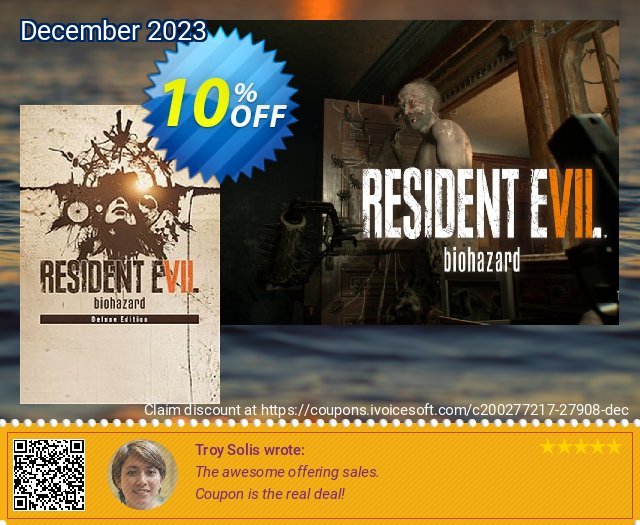 Resident Evil 7 - Biohazard Deluxe Edition PC unglaublich Ermäßigung Bildschirmfoto