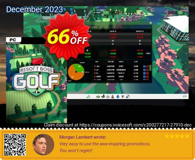 Resort Boss Golf PC wunderbar Ausverkauf Bildschirmfoto