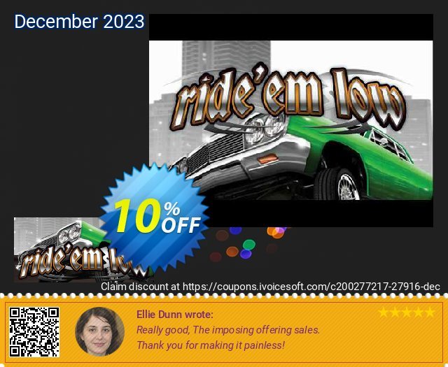 Ride 'em Low PC menakjubkan voucher promo Screenshot