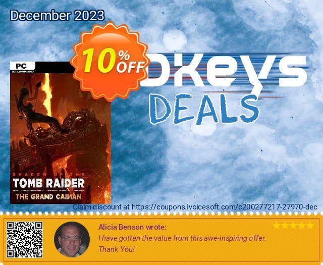 Shadow of the Tomb Raider - The Grand Caiman DLC PC discount 10% OFF, 2024 Labour Day offering sales. Shadow of the Tomb Raider - The Grand Caiman DLC PC Deal