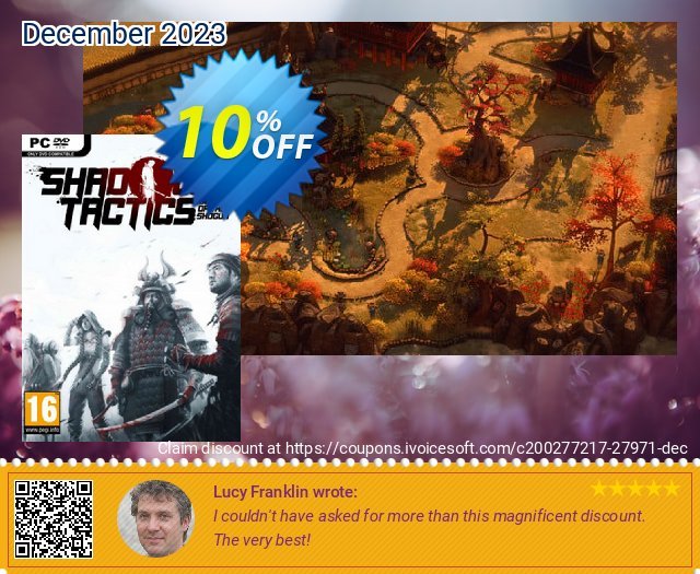 Shadow Tactics: Blades of the Shogun PC discount 10% OFF, 2024 Easter offering sales. Shadow Tactics: Blades of the Shogun PC Deal