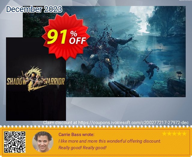 Shadow Warrior 2 PC discount 91% OFF, 2024 Easter Day offering sales. Shadow Warrior 2 PC Deal
