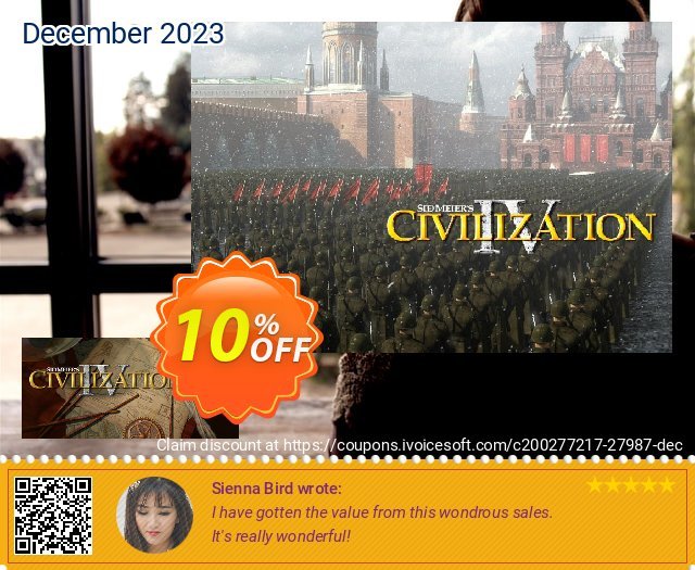 Sid Meier's Civilization IV PC discount 10% OFF, 2024 Easter Day offering sales. Sid Meier's Civilization IV PC Deal