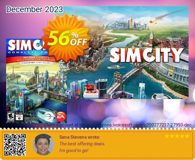 SimCity Complete Edition PC discount 56% OFF, 2024 Resurrection Sunday discounts. SimCity Complete Edition PC Deal