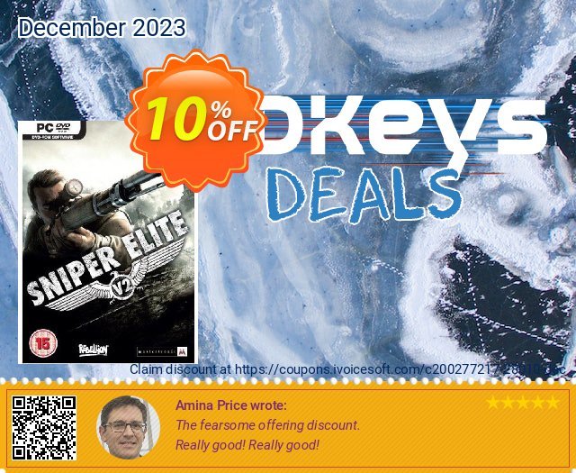 Sniper Elite V2 (PC) discount 10% OFF, 2024 World Heritage Day offering sales. Sniper Elite V2 (PC) Deal