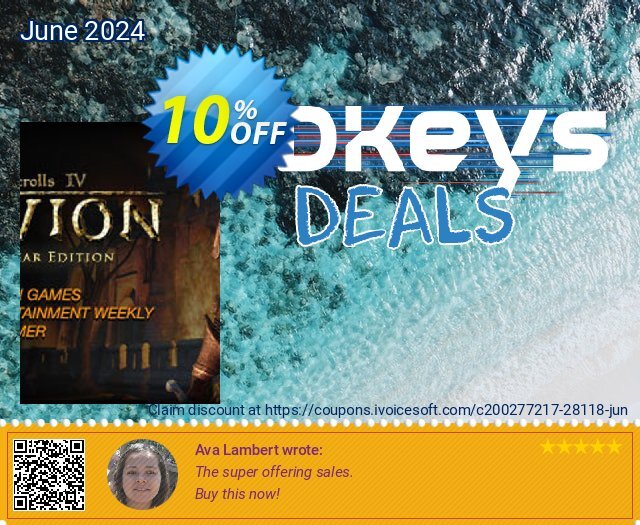 The Elder Scrolls IV Oblivion Game of the Year Edition PC ausschließlich Beförderung Bildschirmfoto