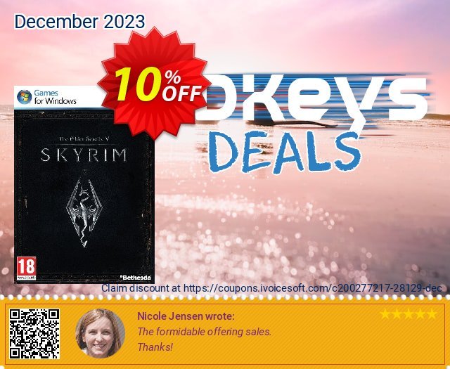 The Elder Scrolls V 5: Skyrim (PC) discount 10% OFF, 2022 African Liberation Day offer. The Elder Scrolls V 5: Skyrim (PC) Deal