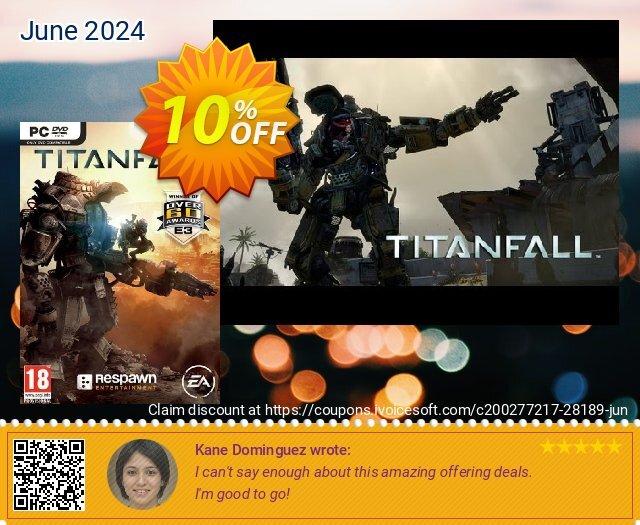 Titanfall PC discount 10% OFF, 2024 Spring offering discount. Titanfall PC Deal