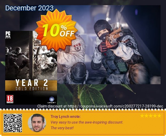 Tom Clancy's Rainbow Six Siege: Year 2 Gold Edition PC 令人敬畏的 促销 软件截图