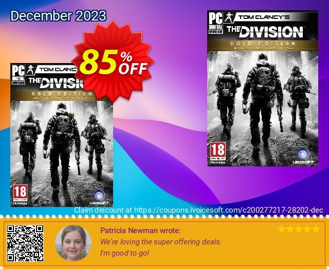 Tom Clancy's The Division - Gold Edition PC 优秀的 产品折扣 软件截图