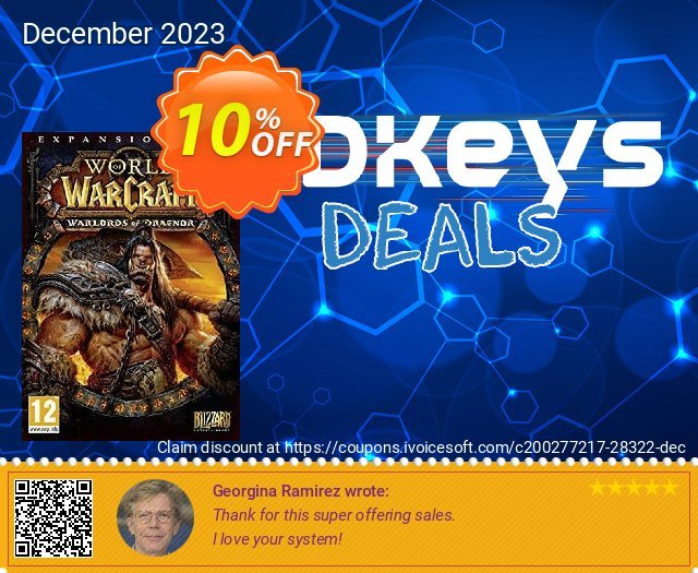 World of Warcraft (WoW): Warlords of Draenor PC/Mac discount 10% OFF, 2024 April Fools Day discount. World of Warcraft (WoW): Warlords of Draenor PC/Mac Deal