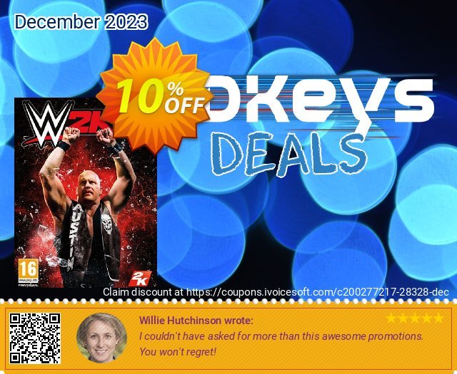 WWE 2K16 PC + DLC discount 10% OFF, 2024 April Fools' Day offering sales. WWE 2K16 PC + DLC Deal