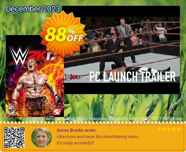 WWE 2K17 PC discount 88% OFF, 2024 World Backup Day offering sales. WWE 2K17 PC Deal