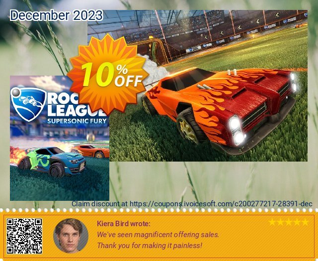 Rocket League PC - Supersonic Fury DLC discount 10% OFF, 2022 New Year's Weekend offering sales. Rocket League PC - Supersonic Fury DLC Deal