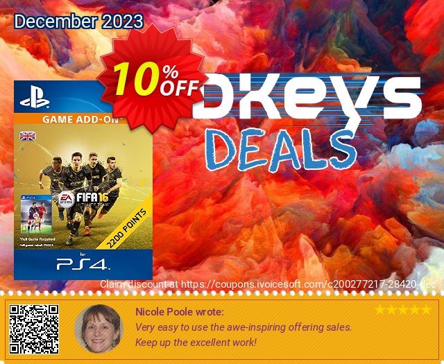 2,200 FIFA 16 Points PS4 PSN Code - UK account discount 10% OFF, 2024 World Heritage Day promo sales. 2,200 FIFA 16 Points PS4 PSN Code - UK account Deal