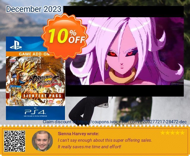 Dragon Ball FighterZ - FighterZ Pass PS4 verblüffend Außendienst-Promotions Bildschirmfoto