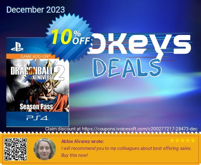 Dragon Ball Xenoverse 2 - Season Pass PS4 discount 10% OFF, 2024 April Fools' Day offer. Dragon Ball Xenoverse 2 - Season Pass PS4 Deal