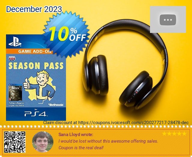 Fallout 4 Season Pass (PS4) tidak masuk akal promo Screenshot