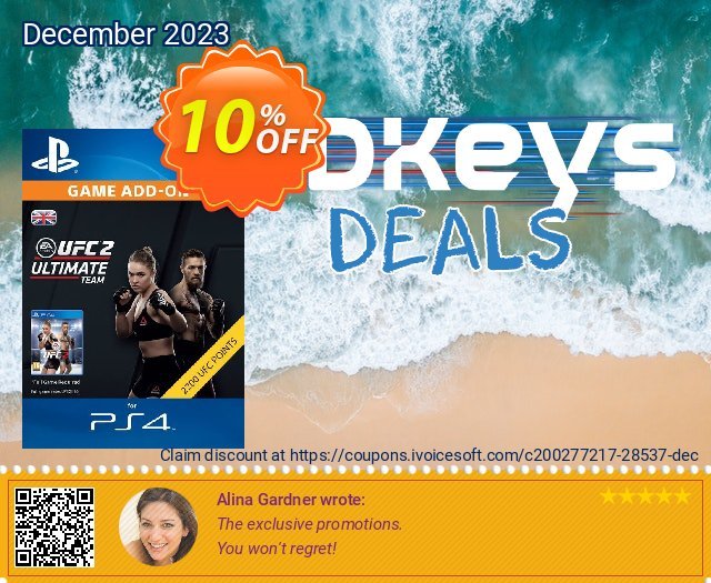 UFC 2 - 2200 Points PS4 discount 10% OFF, 2024 Easter Day offering sales. UFC 2 - 2200 Points PS4 Deal