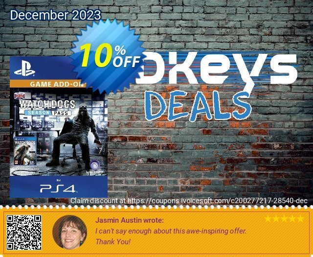 Watch Dogs: Season Pass PSN (PS3/PS4) luar biasa penawaran loyalitas pelanggan Screenshot