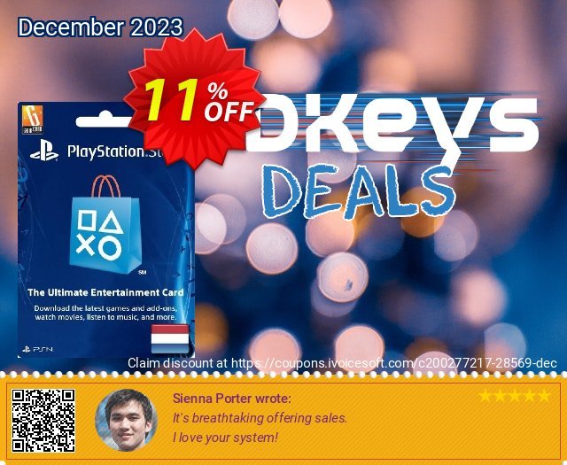 PlayStation Network (PSN) Card - 50 EUR (Netherlands) discount 11% OFF, 2024 World Backup Day discount. PlayStation Network (PSN) Card - 50 EUR (Netherlands) Deal