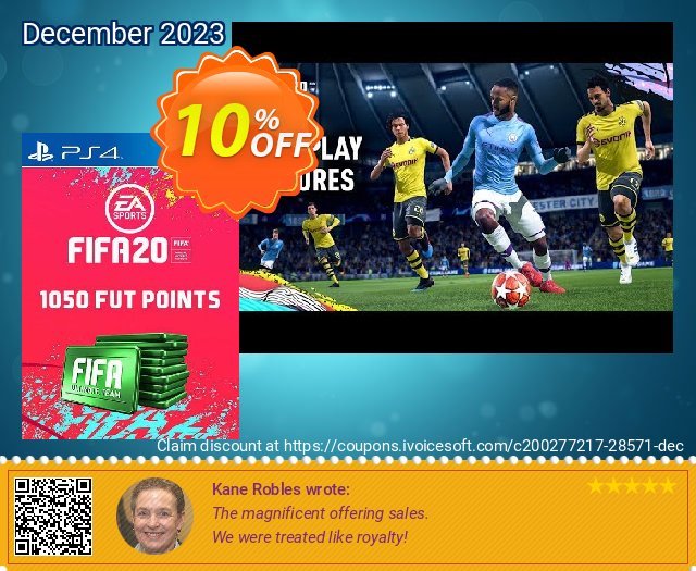 1050 FIFA 20 Ultimate Team Points PS4 (Switzerland) ーパー 推進 スクリーンショット