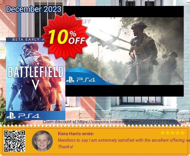 Battlefield V 5 PS4 Beta ausschließenden Nachlass Bildschirmfoto