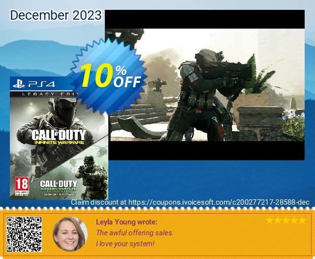 Call of Duty (COD) Infinite Warfare Legacy Edition PS4 - Digital Code Spesial penawaran waktu Screenshot