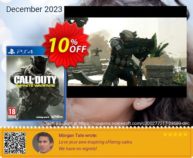 Call of Duty (COD) Infinite Warfare PS4 - Digital Code discount 10% OFF, 2022 New Year offer. Call of Duty (COD) Infinite Warfare PS4 - Digital Code Deal