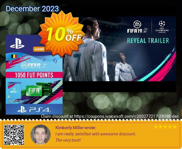 Fifa 19 - 1050 FUT Points PS4 (Belgium) mewah promosi Screenshot