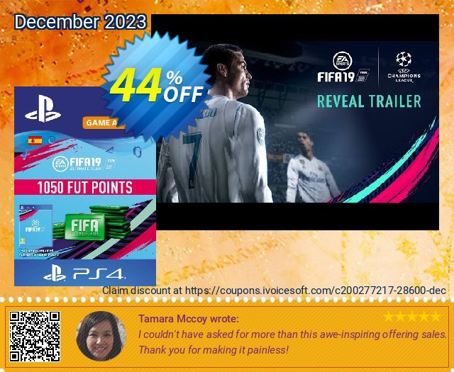 Fifa 19 - 1050 FUT Points PS4 (Spain)  특별한   프로모션  스크린 샷