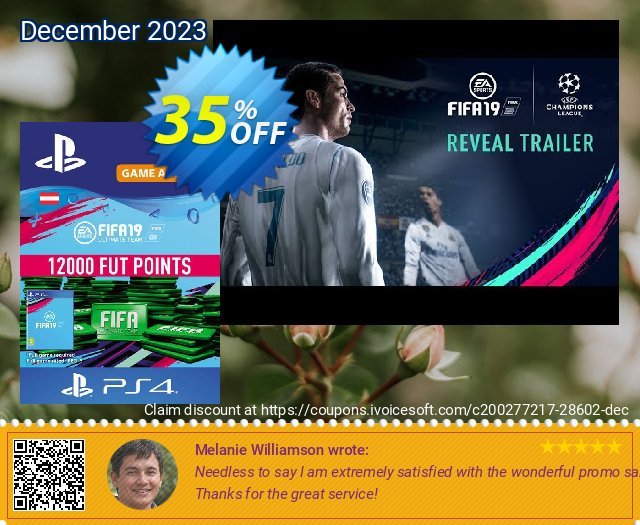 Fifa 19 - 12000 FUT Points PS4 (Austria) tidak masuk akal penawaran promosi Screenshot