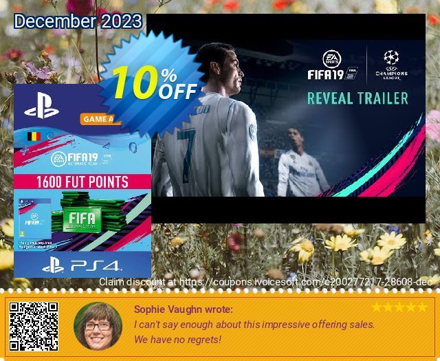 Fifa 19 - 1600 FUT Points PS4 (Belgium)  대단하   매상  스크린 샷