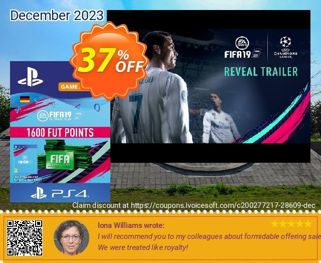 Fifa 19 - 1600 FUT Points PS4 (Germany) aufregende Preisreduzierung Bildschirmfoto